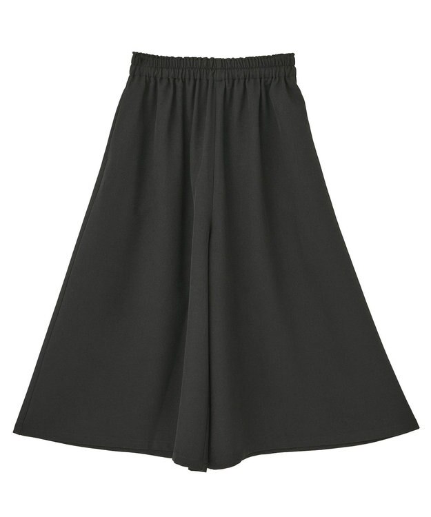 AMERICAN HOLIC 【選べる丈】ギャザーウールライクスカーチョ Black