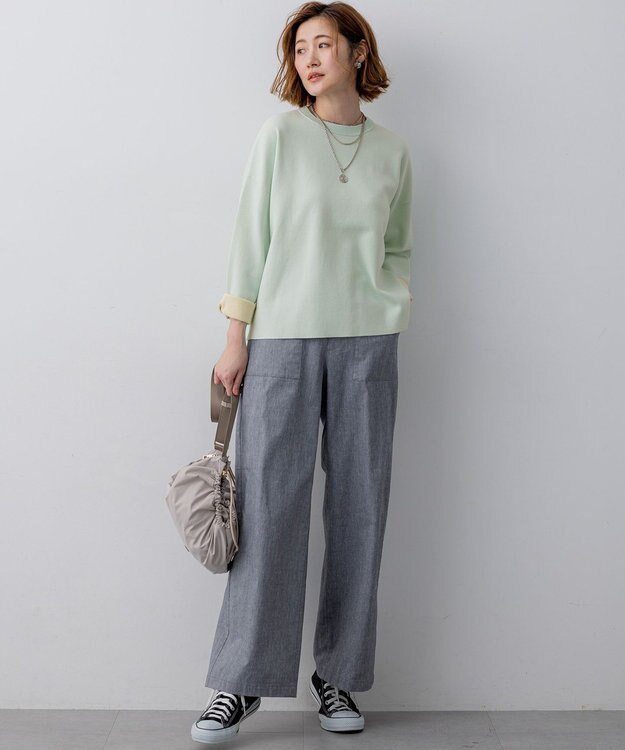 23区 【撥水加工/WEB&一部店舗限定カラーあり】ドロ－ストリング ショルダーバッグ ベージュ系