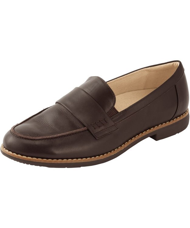 ASICS WALKING ペダラ レディース 3E 2.0cmヒール ブラウン系