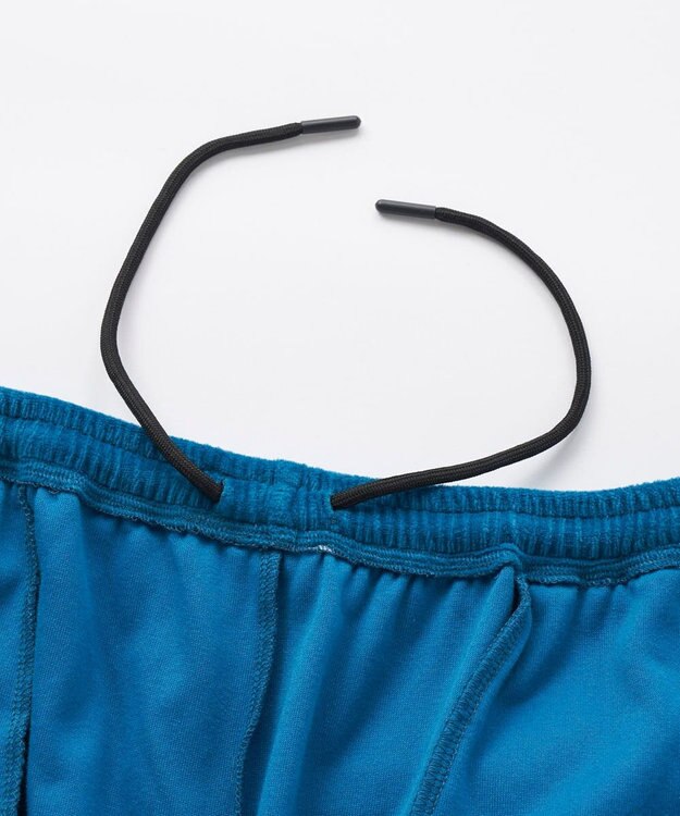 OP／FILA 【Kappa】ワイド ベロアトラックパンツ ブルー