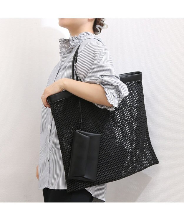 UNBILLION カカトゥ kakatoo / メッシュスクエアバッグ ブラック