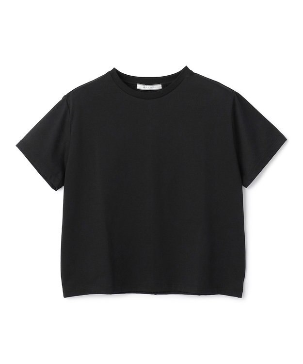 BEIGE， DIOP / スビンコットン クロップドTシャツ Black
