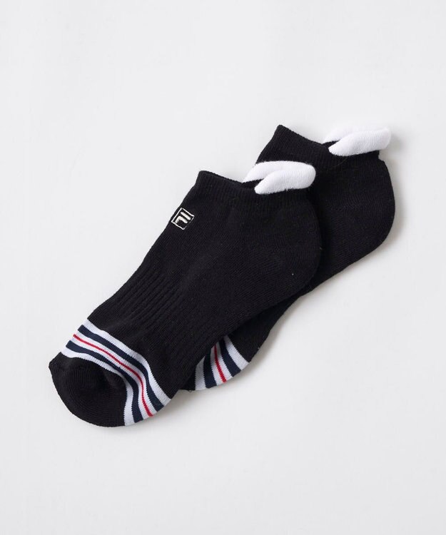 FILA GOLF／marie claire 【FILA GOLF】スニーカー丈ソックス ブラック