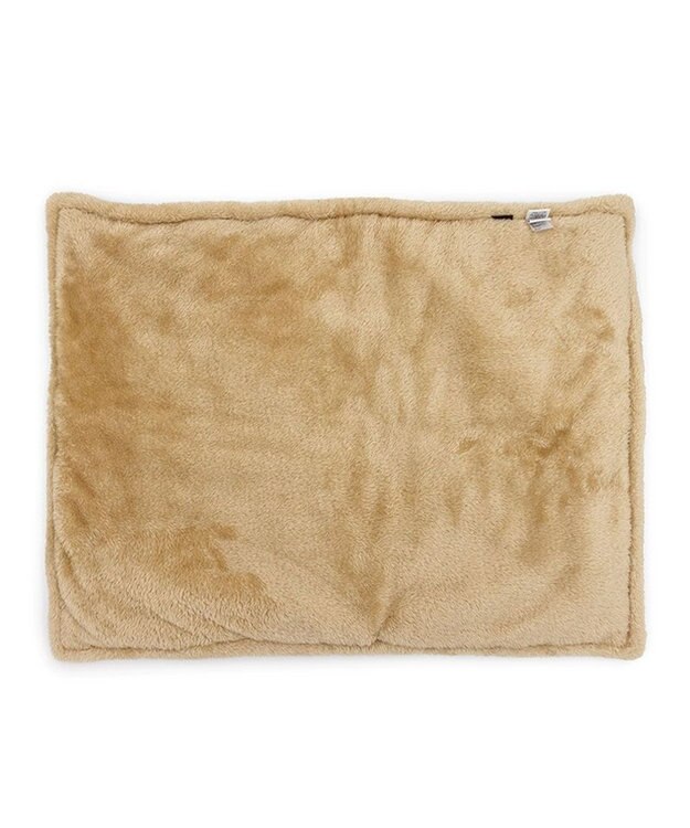 PET PARADISE ペットパラダイス くまちゃん織り 遠赤外線 ボアマット 四角 ホワイト×ブラウン