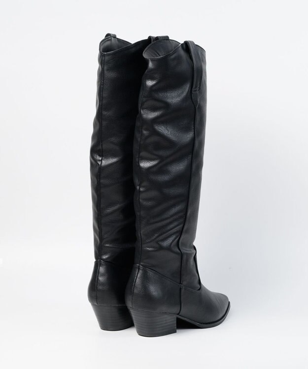 BONTRE 【MIONOTIS/ミオノティス】ウエスタンロングブーツ/710B ブラック