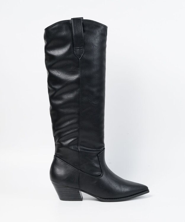 BONTRE 【MIONOTIS/ミオノティス】ウエスタンロングブーツ/710B ブラック