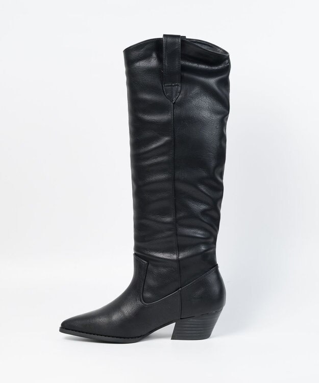 BONTRE 【MIONOTIS/ミオノティス】ウエスタンロングブーツ/710B ブラック