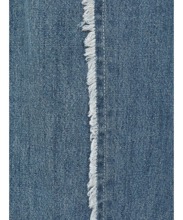 Green Parks ・Double Flags デニムフリンジラインパンツ Light Indigo