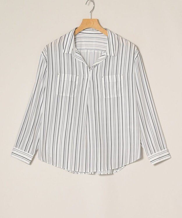 ONWARD Reuse Park 【any SiS】ブラウス秋冬 ネイビー