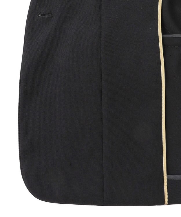 BEIGE， 【洗える・L-size】ALAINA / Vネックカラージャケット Black