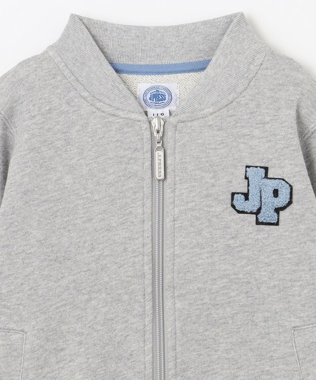 J.PRESS KIDS 【100-130cm】トラック ブルゾン ライトグレー系