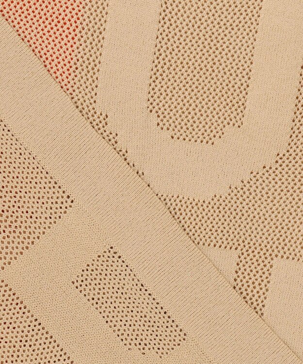 PW CIRCULUS 【手洗い可能】【UNISEX】ニットメッシュポロ ゴルフ ベージュ系