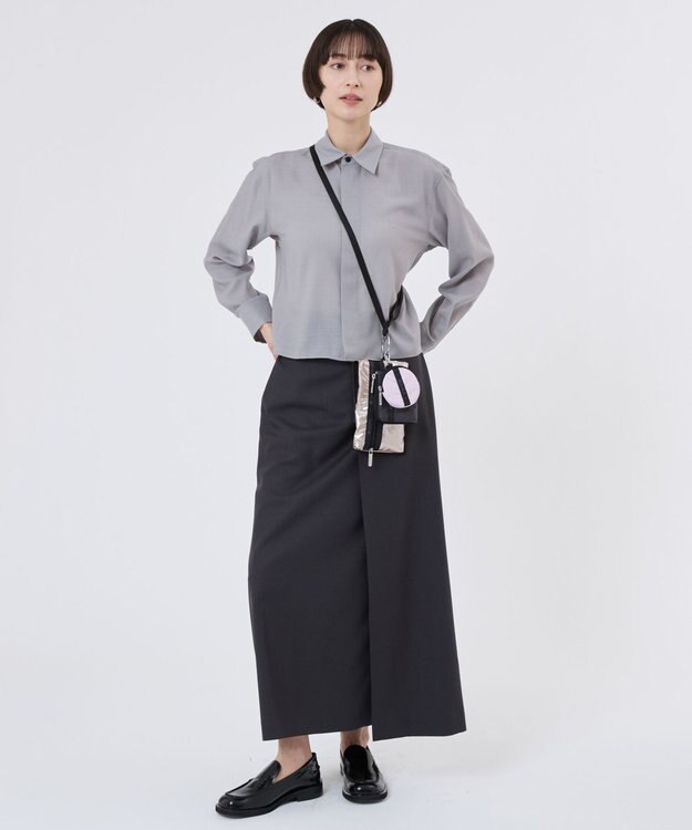 LeSportsac MULTI POUCH WRISTLET/ブラック/ローズゴールドシャイン/ピンク ブラック/ローズゴールドシャイン/ピンク