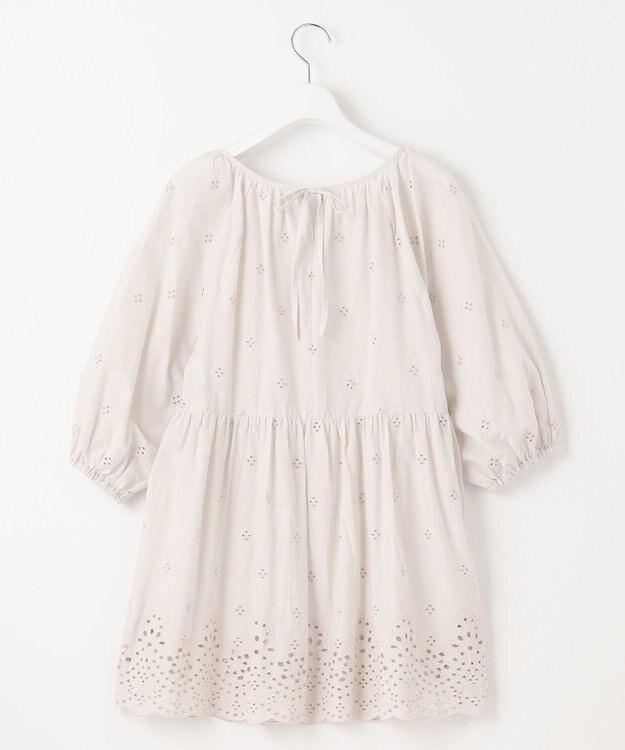 23区 【SLOW/洗える】エンブロイダリーレース ブラウス ベージュ系