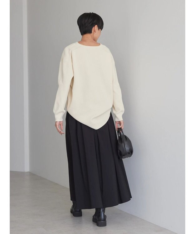 AMERICAN HOLIC ウエストタックフレアスカート Black