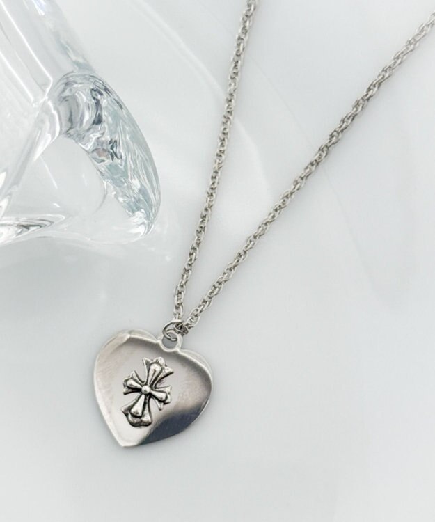 WEGO Lクロスハートネックレス 柄4