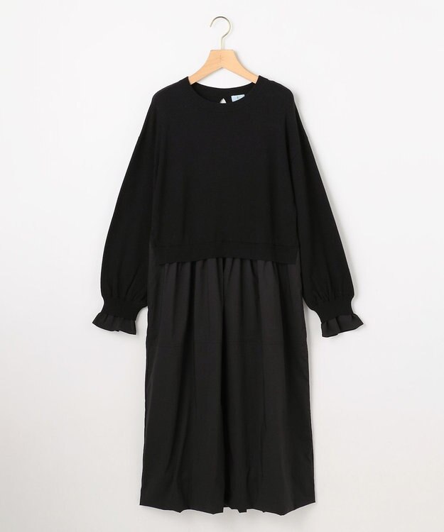組曲 バルーンドッキングワンピース ブラック系