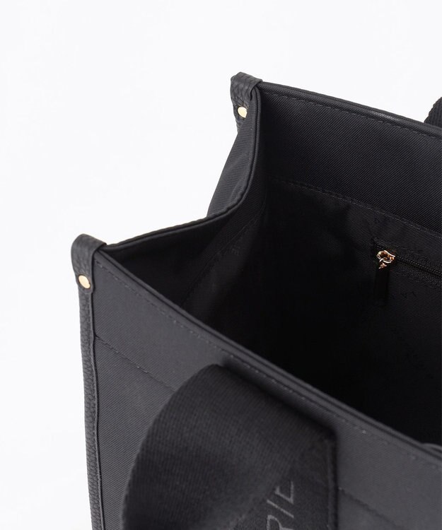 LA BAGAGERIE ロゴテープトートバッグ　Mサイズ ブラック