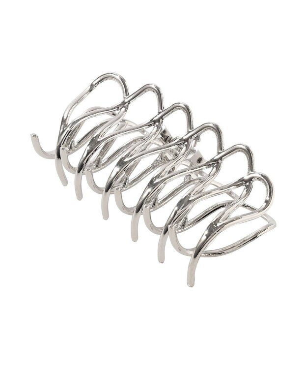 Green Parks うねうねメタルバンスクリップ Silver