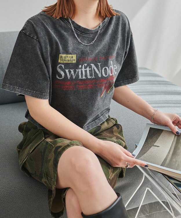 WEGO ヴィンテージウォッシュグラフィックショートT 柄2