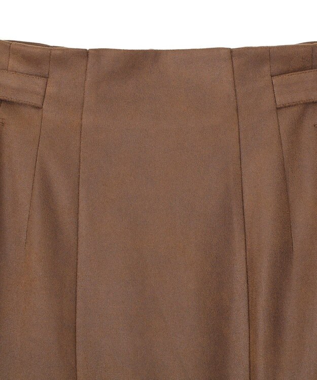 earth music&ecology フェイクレザーマーメイドスカート Brown