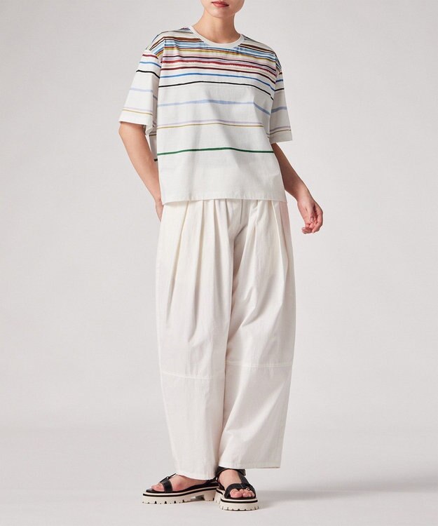 Paul Smith Cairo Stripe Chalk プリントTシャツ マルチカラー