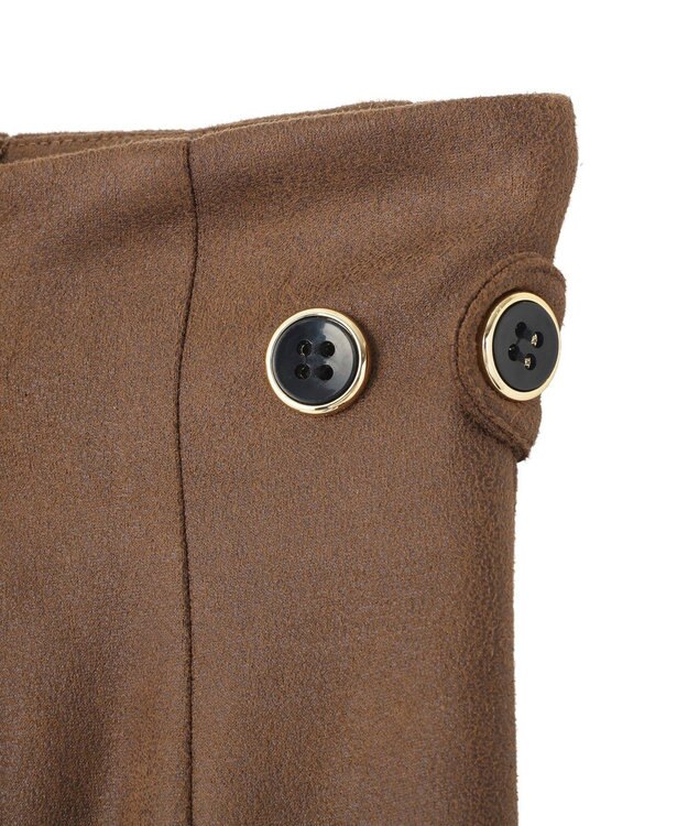 earth music&ecology フェイクレザーマーメイドスカート Brown