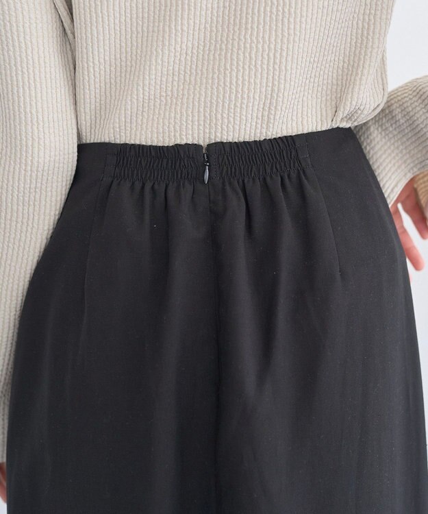 earth music&ecology ウエストツイストアシメスカート Black