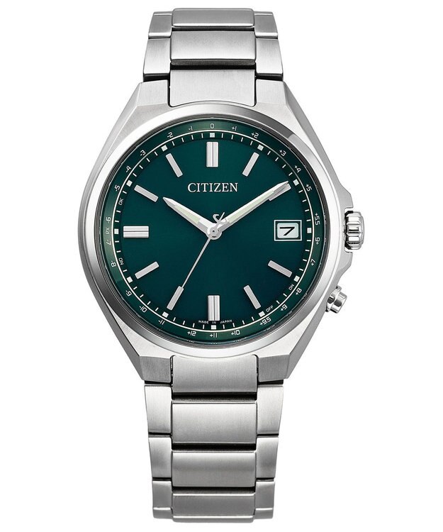 CITIZEN 【光発電エコ・ドライブ電波時計】スーパーチタニウムを採用した軽量ウオッチ シルバー