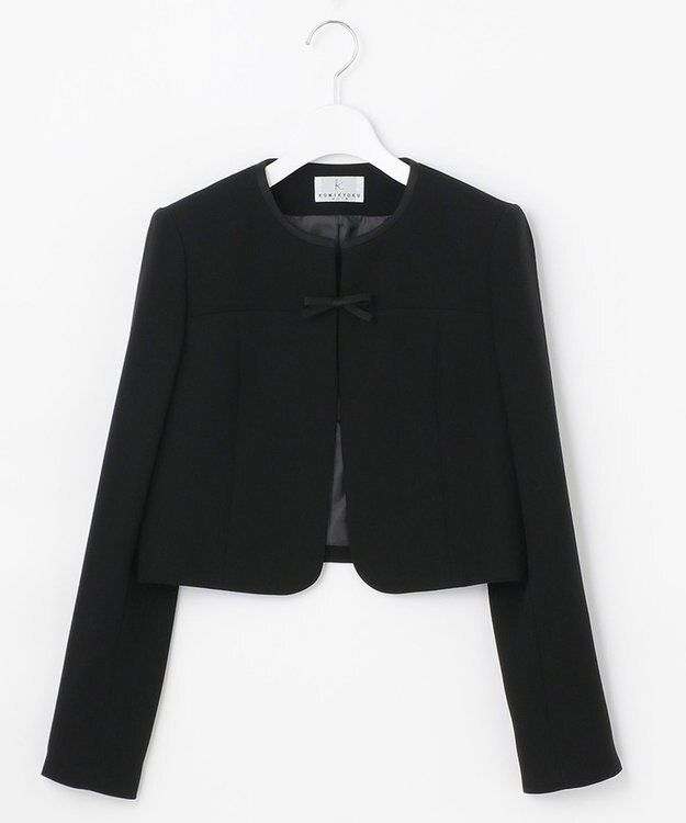 組曲 NOIR Formaxコルシェ横二重 ジャケット＋ワンピース ブラック系