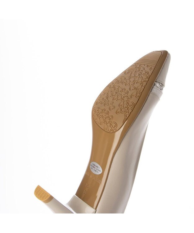 Riz raffinee <Riz raffinee>グリッターデザインパンプス ライトグレー