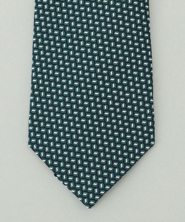 GOTAIRIKU 【日本製】西陣ネクタイ_ネイビー×グリーン系 ネイビー系8