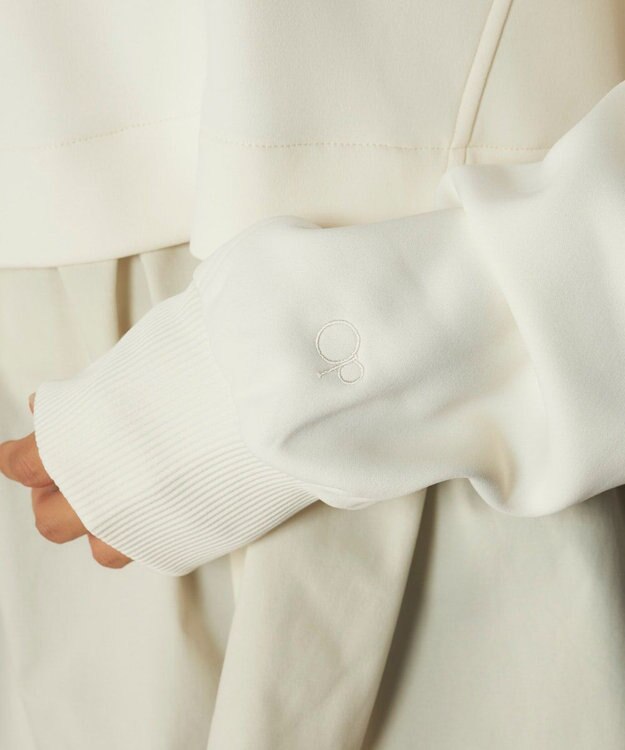 OP／FILA 【ocean pacific】らくティブ/異素材ミックスダンボールプルオーバー ベージュ