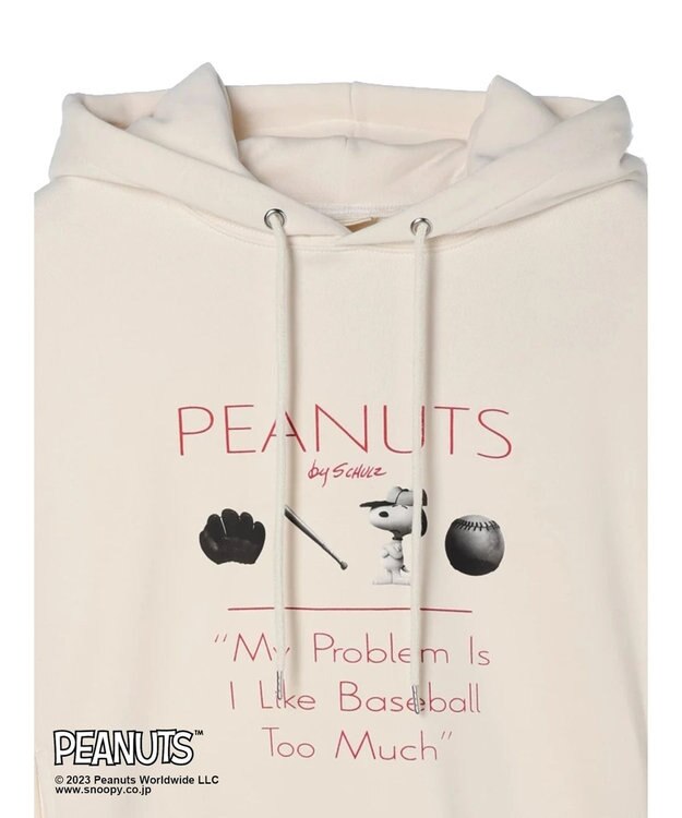 CRAFT STANDARD BOUTIQUE ＰＥＡＮＵＴＳ裏起毛スウェットパーカー Ivory