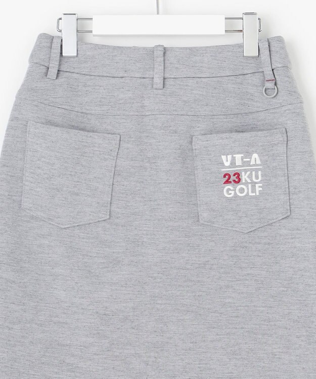 23区GOLF 【WOMEN】【ストレッチ】ポンチ スカート ライトグレー系