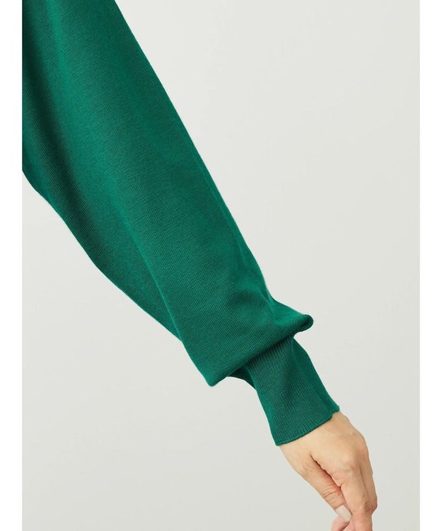 Green Parks アルガンオイル配合　クルーネックプルオーバー Green