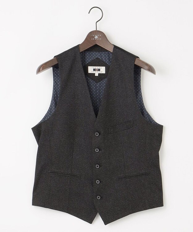 JOSEPH ABBOUD 【ストレッチ/多機能レジャーベスト】エアロムリネコンフォートジャージ ベスト グレー系