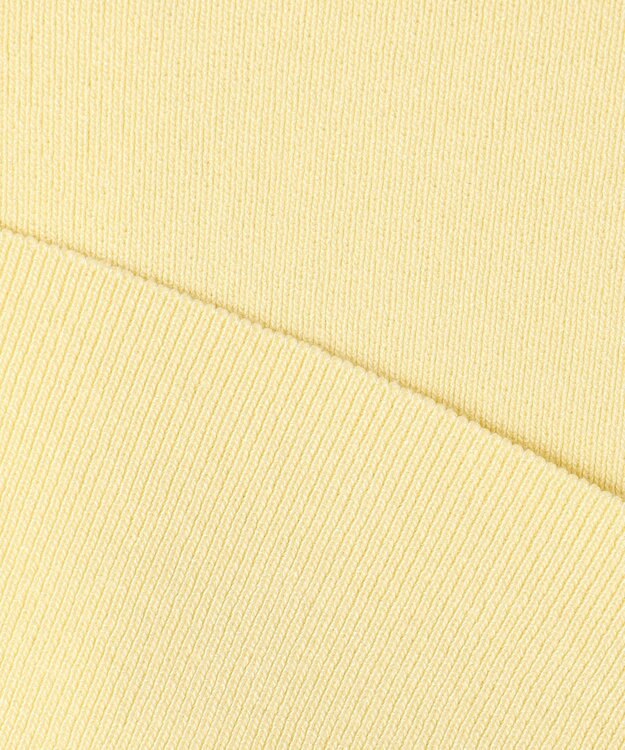 ANY SIS L 【洗える】レースネックショートレングス カーディガン ライトイエロー