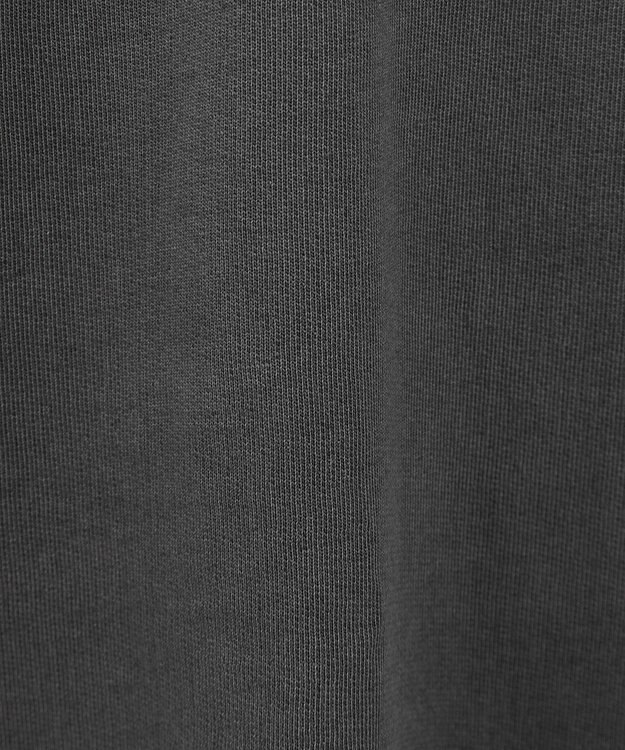 Green Parks ピグメントロゴ刺繍裏毛プルオーバー Charcoal Gray