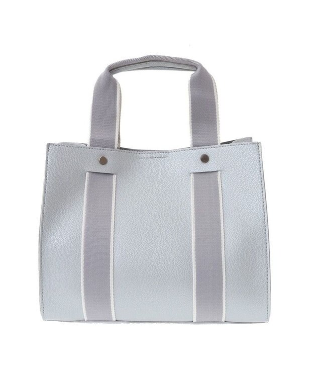 Green Parks ・Ｃｕ－ｓｈｕｔ　ワイドテープハンドルスクエアトート Silver