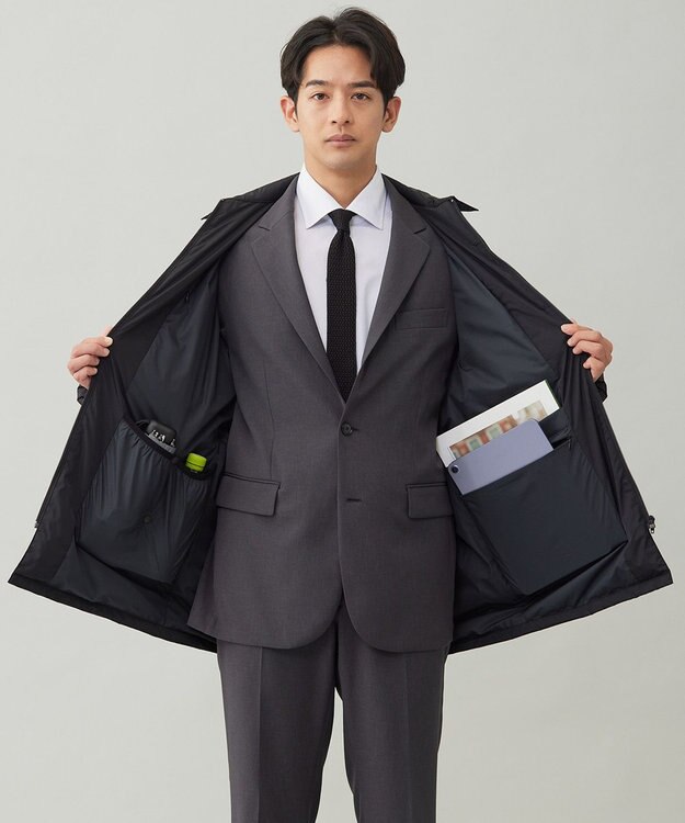 UNFILO MENS 【KAPOK KNOT × UNFILO】ライトネスコート ブラック