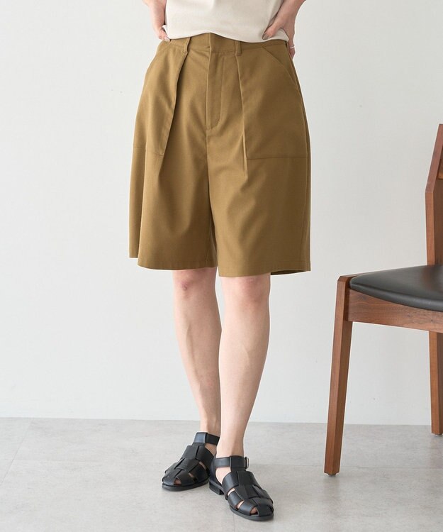 AMERICAN HOLIC ベイカーハーフパンツ Olive