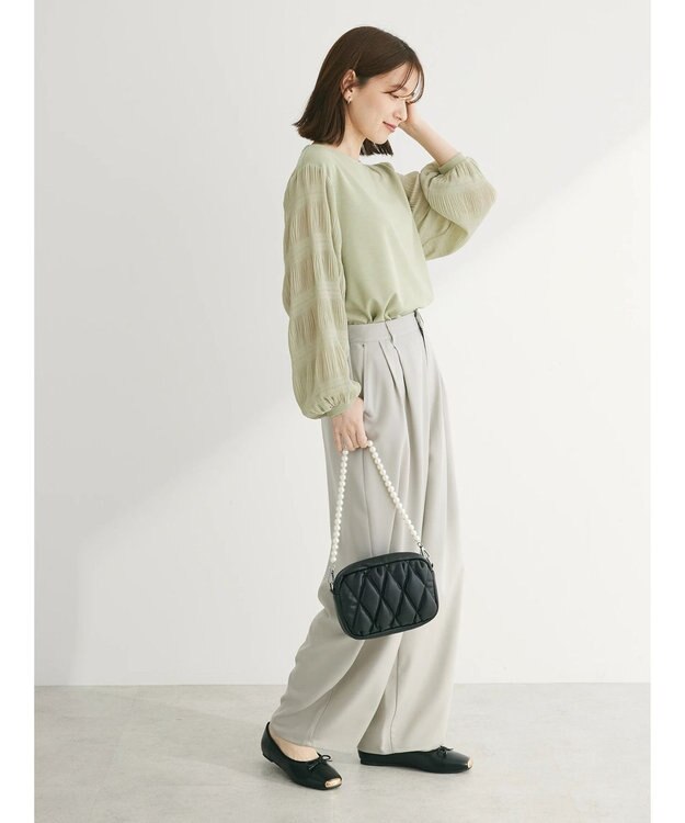 Green Parks マジョリカスリーブカットプルオーバー Mint