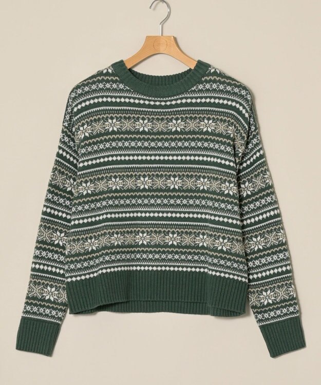 ONWARD Reuse Park 【any FAM】ニット秋冬 グリーン