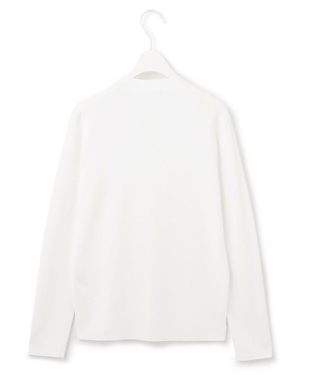 ICB 【洗える】 シンセティックフルニードル Vネックプルオーバー オフホワイト系