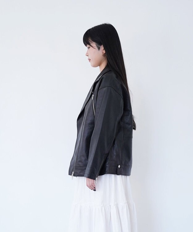 woadblue ライダースジャケット BLACK