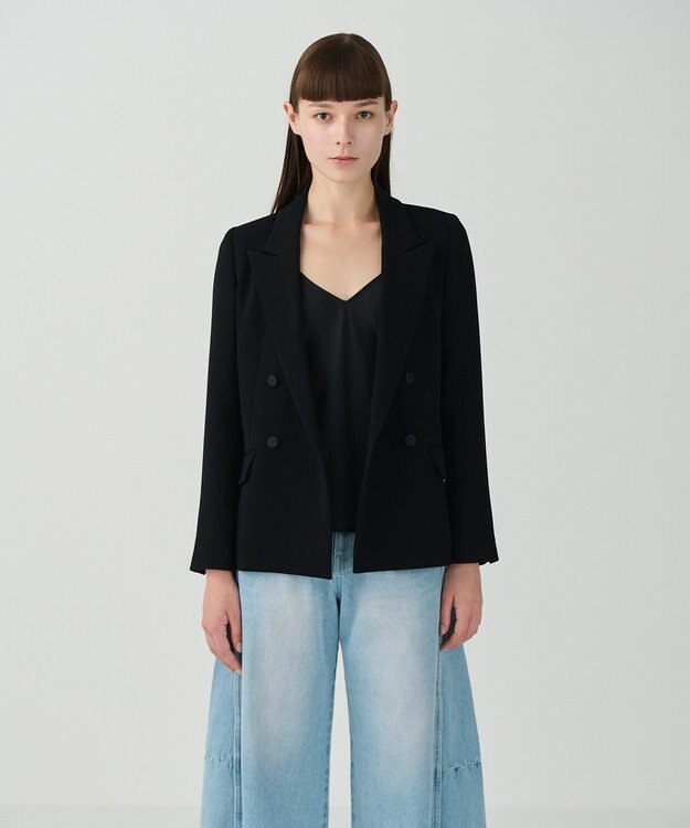 GRACE CONTINENTAL ダブルブレストジャケット ブラック