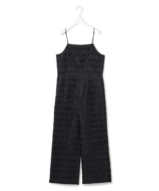 ICB ダイヤカットジャカード オールインワン ブラック系