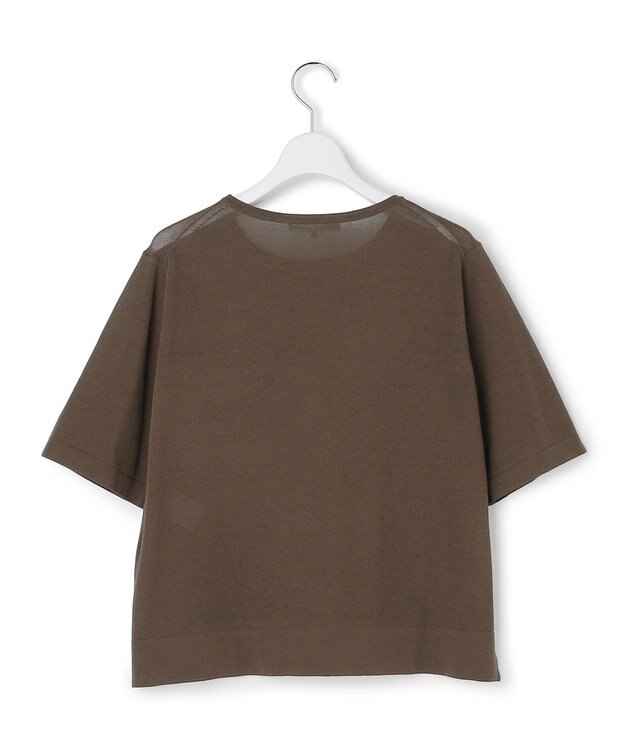 23区 S 【先行予約】インターシャロゴ レターニット ブラウン系