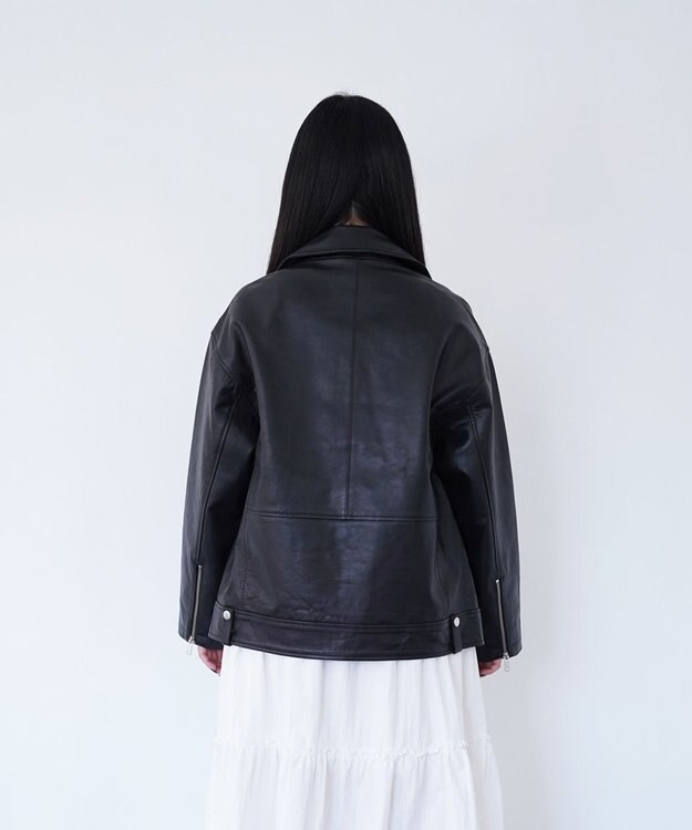 woadblue ライダースジャケット BLACK